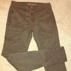 Army green jegging